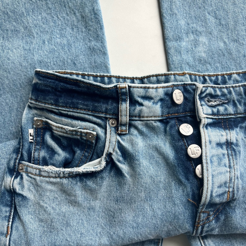 Lovers + Friends Blue Denim Jeans